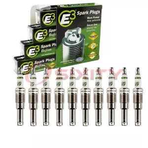 10 pc E3 Spark Plugs for 2005-2008 Ford F-350 Super Duty 6.8L V10 Ignition se - Picture 1 of 5