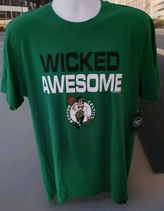 Boston Celtics"Wicked Awesome"by 47' NWT Screen Print Lg.T-Shirt,Green MSRP $35 - Picture 1 of 7