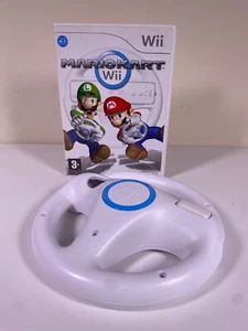 Mario Kart Nintendo Wii Game with 1 x Official Wheel - VGC - Complete Tested PAL - Picture 1 of 4
