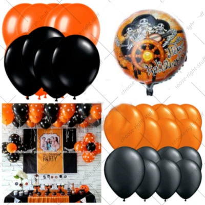 Happy Halloween Latex and Foil balloon Party decoration Balloons Fun Skull balon - Изображение 1 из 2