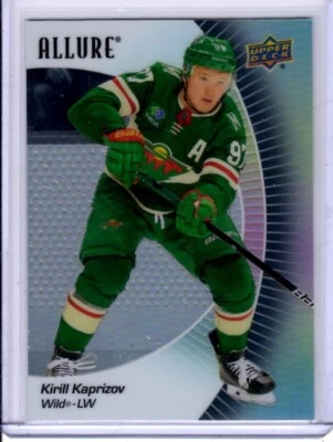 2023-24 Allure Kirill Kaprizov Black Rainbow Card # 25 - Image 1 of 2