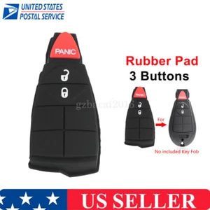 3 Buttons Key Fob Rubber Pad for Dodge Durango Journey Magnum RAM IYZ-C01C - Foto 1 di 7