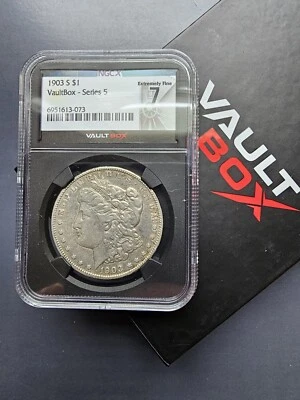 1903-S VaultBox Series 5 NGCX 7 NGC "XF40" Morgan Silver Dollar - Image 1 of 4