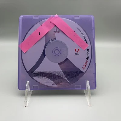Vintage 2004 Adobe Acrobat 7.0 Professional Windows Install CD 90054595 w/ Key - Image 1 of 4