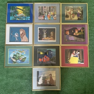 Impresiones fotográficas litográficas vintage enmarcadas de Disney años 90 Peter Pan El libro de la selva León - Imagen 1 de 13