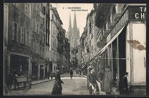 CPA Bayonne, Rue Port-Neuf 1936 - Picture 1 of 2