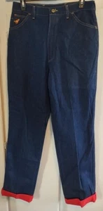 VTG NWT NOS Wrangler Jeans M8415PW Misses Size 14 Snuggle Jeans W/Thermal Lining - Picture 1 of 8