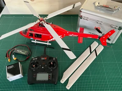 RC Hubschrauber Bell 206 Jet Ranger / Lackierung Air Zermatt - Bild 1 von 4