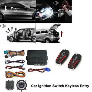 Car Ignition Switch RFID Engine Start Push Button Keyless Entry Starter Kit 12V - Picture 1 of 12