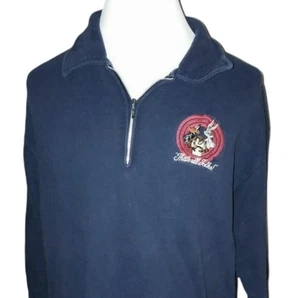 Vintage Warner Bros Studio Store Sweatshirt XL Partial Zip "That's All... - Bild 1 von 4