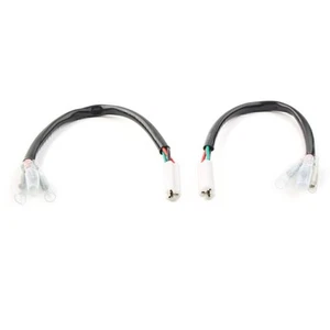 Arnés divisor de señal de giro frontal de 3 cables adaptador en Y apto para Yamaha R1 R3 R6 FZ07 FZ09 - Imagen 1 de 6