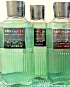 AGUA DULCE 3 EN 1 CABELLO CARA CUERPO LAVADO BAÑO CUERPO FUNCIONA HOMBRES 10 OZ X3 SELLADO - Imagen 1 de 1