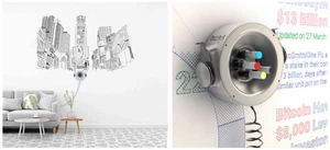 Scribit Write/Erase Wall Art Robot - Picture 1 of 4