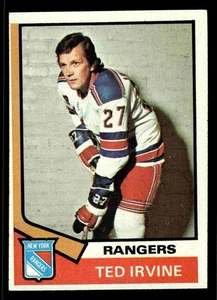 1974-75 Topps Ted Irvine #264 - New York Rangers - Picture 1 of 2