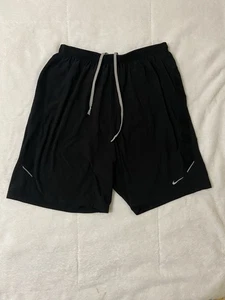 Nike Laufshorts Herren M Dri-Fit Slip gefüttert Kordelzug schwarz Medium - Bild 1 von 5