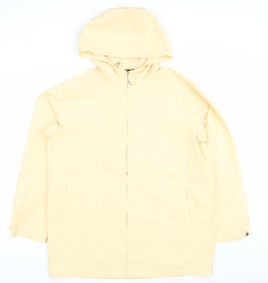 IZOD Women's Yellow Hooded Mid-Length Rain Coat Size S - Image 1 of 4