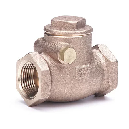 Milwaukee Valve 515 1-1/4" 1-1/4" Fnpt Bronze Swing Check Valve - Image 1 of 1