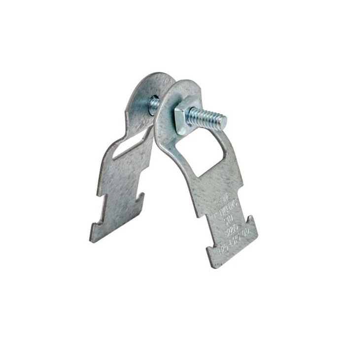 B-Line B2209PAZN 3/4" Conduit Strut Clamp 400 lbs Load Zinc Plated Steel - Image 1 of 1
