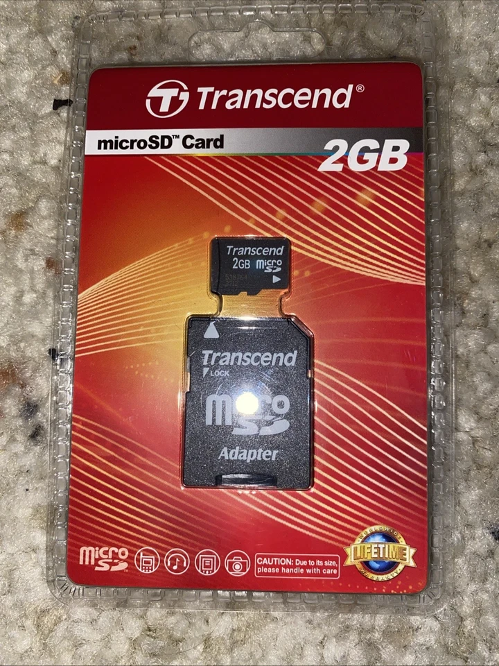Nueva tarjeta de memoria digital segura Transcend de 2 GB/NUEVA EN CAJA Foto 1 de 1