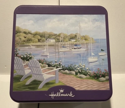 2004 Hasbro Hallmark 1000 Pieces Boat Design Puzzle In Tin Box  - Image 1 of 4