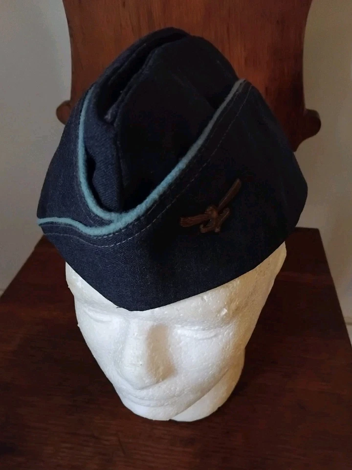 SAAF SOUTH AFRICAN AIR FORCE  Forage Cap 58cm 1980's  - Image 1 of 4