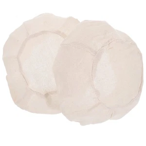  2 Pcs Reusable Basket Liners Bread Cloth Picnic Insert Bowl Cover - Picture 1 of 12