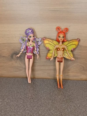 Barbie Fairytopia Magic of the Rainbow Muñecas Lote de 2, Sunburst & Glee Foto 1 de 4