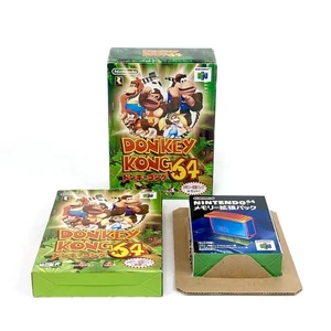 N64 Donkey Kong 64 con paquete de expansión caja desgaste - Imagen 1 de 10