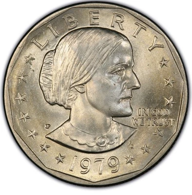 1979p Susan B Anthony Very Mint Condition DDR - Image 1 of 4