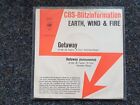 Earth, Wind and Fire - Getaway 7'' Single PROMO GERMANY