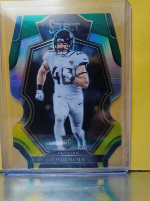 2022 Select Chad Muma Black & Green Prizm RC #146 Premier Level - Image 1 of 2