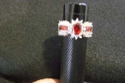 Anillo simulante rojo circonita cúbica #O3586 Foto 1 de 4