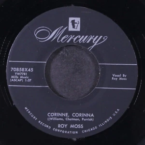 ROY MOSS: corinne, corinna / you don't know my mind MERCURY 7" Single 45 RPM - Picture 1 of 2
