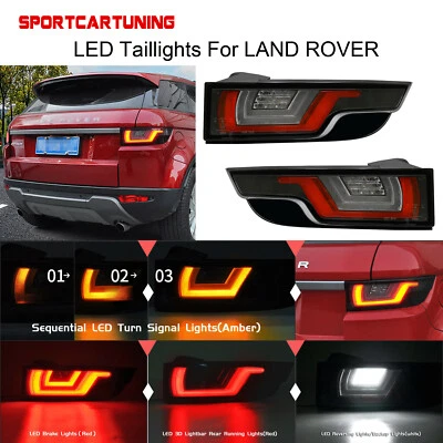 For 2012-2018 Range Rover Evoque Clear LED Rear Tail Lamp Brake Light Assy 4IN1 — 第 1/4 张图片