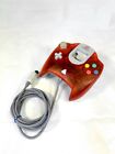 Sega Dreamcast DC Clear Red Controller HKT-7700 OEM Clean - TESTED And Working