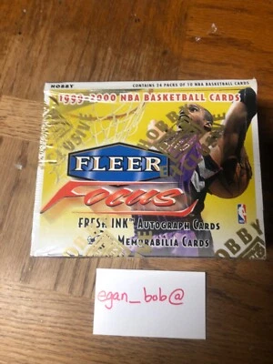 1999-2000 Fleer Focus Basketball Box Hobby autographs Kobe, Vince, Shaq many RC' - Image 1 of 4