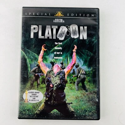 Platoon Special Edition DVD Charlie Sheen, Tom Berenger, Willem Dafoe - Image 1 of 2