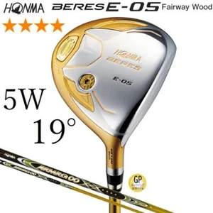 HONMA BERES E-05 4Star GP Fairway wood 5W 19deg R-Flex ARMRQ ∞ 48 4S With H/C - Picture 1 of 9