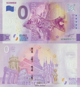 Banknoty Szwajcaria 2022 0 euro banknot pamiątkowy Szwajcaria świeży banknot Mistrzostwa Świata w piłce nożnej 2022  - Zdjęcie 1 z 1