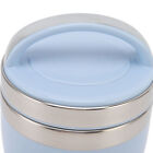 (Blue)1.5L 304 Stainless Steel Insulated Food Jars Thermoses Insulated BG