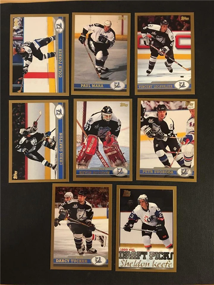 1999/00 Topps Tampa Bay Lightning Team Set 8 Cards - Image 1 of 1
