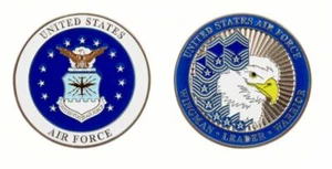 AIR FORCE ALL ENLISTED RANKS TOGETHER 1.75" CHALLENGE COIN - Picture 1 of 1