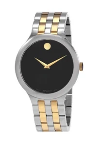 Brand New Movado Men’s Veturi Two Tone 40mm Stainless Steel Watch 0607416 - Picture 1 of 4