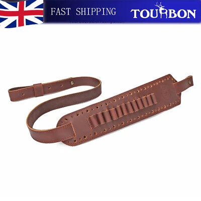 TOURBON Shooting Gun Sling Rifle Carrying Blet for 308/30-06 Ammo Shells Holster - Image 1 of 4