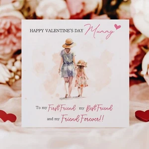 Personalised Mummy Valentine’s Card | Valentine's card Mother | Valentine's Card - Picture 1 of 6