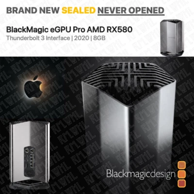 THE ONLY BAND NEW - Blackmagic Design - eGPU RX580 DV/TEGPU01RX580-CAF/APL - Image 1 of 4