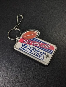 Etichetta portachiavi vintage New England Patriots 1997 NFLP ufficiale NFL - Foto 1 di 4