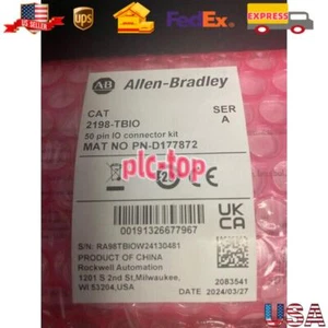 New Allen Bradley 2198-TBIO AB 50 PIN I/O CONNECTOR KIT 2198TBIO US Free Tax - Picture 1 of 5