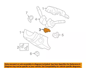 FORD OEM Steering Column-Switch Housing 8L8Z3F791A - Picture 1 of 2