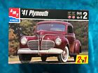 ‘41 PLYMOUTH 2’N1 AMT 6184 1:25 SCALE